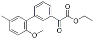 ETHYL 3-(2-METHOXY-5-METHYLPHENYL)BENZOYLFORMATE
