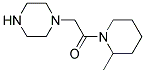 1-[2-(2-METHYLPIPERIDIN-1-YL)-2-OXOETHYL]PIPERAZINE Struktur