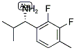 (1S)-1-(2,3-DIFLUORO-4-METHYLPHENYL)-2-METHYLPROPYLAMINE Struktur