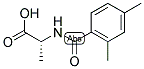 (2R)-2-[(2,4-DIMETHYLBENZOYL)AMINO]PROPANOIC ACID Struktur