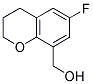 (6-FLUOROCHROMAN-8-YL)METHANOL Struktur