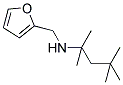 N-(2-FURYLMETHYL)-2,4,4-TRIMETHYLPENTAN-2-AMINE Struktur