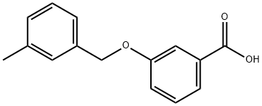 3-[(3-METHYLBENZYL)OXY]BENZOIC ACID Struktur