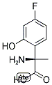 (2R)-2-AMINO-2-(4-FLUORO-2-HYDROXYPHENYL)PROPANOIC ACID Struktur