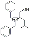 (R)-2-(DIBENZYLAMINO)-4-METHYL-1-PENTANOL Struktur