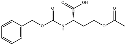 N-ALPHA-CARBOBENZOXY-O-ACETYL-L-HOMOSERINE Struktur