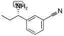 3-((1S)-1-AMINOPROPYL)BENZENECARBONITRILE Struktur