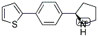 2-[4-((2R)PYRROLIDIN-2-YL)PHENYL]THIOPHENE Struktur