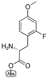 METHYL (2R)-2-AMINO-3-(2-FLUORO-4-METHOXYPHENYL)PROPANOATE Struktur