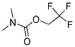 2,2,2-TRIFLUOROETHYL DIMETHYLCARBAMATE Struktur