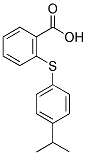 2-(4-ISOPROPYLPHENYLTHIO)BENZOIC ACID Struktur