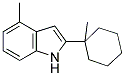 4-METHYL-2-(1-METHYL-CYCLOHEXYL)-1H-INDOLE Struktur