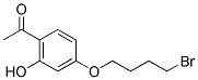 1-[4-(4-BROMO-BUTOXY)-2-HYDROXY-PHENYL]-ETHANONE Struktur