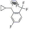 (1S)CYCLOPROPYL[5-FLUORO-2-(TRIFLUOROMETHYL)PHENYL]METHYLAMINE Struktur