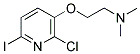 2-CHLORO-6-IODO-3-(2-DIMETHYLAMINOETHOXY)-PYRIDINE Struktur