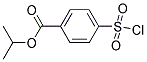 ISOPROPYL 4-(CHLOROSULFONYL)BENZOATE Struktur