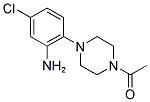 2-(4-ACETYL-1-PIPERAZINYL)-5-CHLOROANILINE Struktur