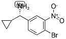 (1S)(4-BROMO-3-NITROPHENYL)CYCLOPROPYLMETHYLAMINE Struktur