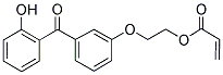 2-HYDROXY-ACRYLOXYETHOXY BENZOPHENONE Struktur