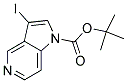 TERT-BUTYL 3-IODO-1H-PYRROLO[3,2-C]PYRIDINE-1-CARBOXYLATE Struktur