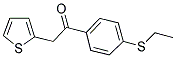 4'-ETHYLTHIO-2-THIENYLACETOPHENONE Struktur