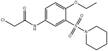 2-CHLORO-N-METHYL-N-[4-(METHYLTHIO)BENZYL]ACETAMIDE Struktur