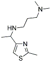 N,N-DIMETHYL-N'-[1-(2-METHYL-THIAZOL-4-YL)-ETHYL]-PROPANE-1,3-DIAMINE Struktur