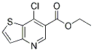 ETHYL 7-CHLOROTHIENO[3,2-B]PYRIDINE-6-CARBOXYLATE Struktur