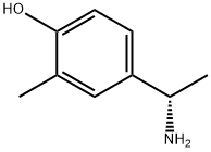4-((1S)-1-AMINOETHYL)-2-METHYLPHENOL Struktur