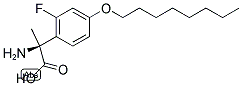 (2S)-2-AMINO-2-(2-FLUORO-4-OCTYLOXYPHENYL)PROPANOIC ACID Struktur