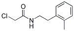 2-CHLORO-N-[2-(2-METHYLPHENYL)ETHYL]ACETAMIDE Struktur