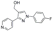 (1-(4-FLUOROPHENYL)-3-(PYRIDIN-4-YL)-1H-PYRAZOL-4-YL)METHANOL Struktur