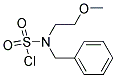 BENZYL(2-METHOXYETHYL)SULFAMOYL CHLORIDE Struktur