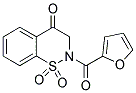 2-(2-FUROYL)-2,3-DIHYDRO-4H-1,2-BENZOTHIAZIN-4-ONE 1,1-DIOXIDE Struktur