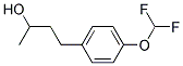 4-[4-(DIFLUOROMETHOXY)PHENYL]BUTAN-2-OL Struktur