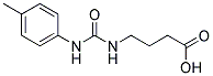 4-([[(4-METHYLPHENYL)AMINO]CARBONYL]AMINO)BUTANOIC ACID Struktur