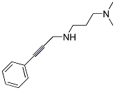 N1,N1-DIMETHYL-N3-(3-PHENYLPROP-2-YNYL)PROPANE-1,3-DIAMINE Struktur