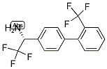 (1R)-2,2,2-TRIFLUORO-1-(4-[2-(TRIFLUOROMETHYL)PHENYL]PHENYL)ETHYLAMINE Struktur