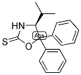 (S)-4-ISOPROPYL-5,5-DIPHENYLOXAZOLIDINE-2-THIONE Struktur