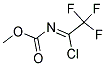 METHYL (1Z)-1-CHLORO-2,2,2-TRIFLUOROETHYLIDENECARBAMATE Struktur