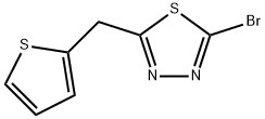 2-BROMO-5-(THIEN-2-YLMETHYL)-1,3,4-THIADIAZOLE Struktur