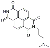 2-[3-(DIMETHYLAMINO)PROPYL]BENZO[LMN]-3,8-PHENANTHROLINE-1,3,6,8(2H,7H)-TETRONE Struktur