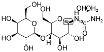 BETA-LACTOSYL [13C]UREIDE DIHYDRATE Struktur