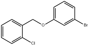 3-BROMOPHENYL-(2-CHLOROBENZYL)ETHER Struktur