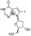 7-DEAZA-2'-DEOXYINOSINE, [8-3H(N)]- Struktur