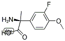 (2S)-2-AMINO-2-(3-FLUORO-4-METHOXYPHENYL)PROPANOIC ACID Struktur