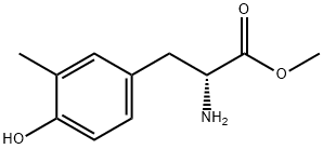 METHYL (2R)-2-AMINO-3-(4-HYDROXY-3-METHYLPHENYL)PROPANOATE Struktur