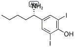 4-((1S)-1-AMINOPENTYL)-2,6-DIIODOPHENOL Struktur