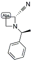 [(1'S),2R]-1-(1'-PHENYLETHYL)AZETIDINE-2-CARBONITRILE Struktur