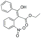 ETHYL 3-HYDROXY-2-(2-NITROPHENYL)-3-PHENYLACRYLATE Struktur